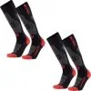 Therm-Ic Calcetines De Esquí Suaves Y Aislantes Para Hombre - Paquete De 2 Pares -tienda de material de boxeo calcetines de esqui suaves y aislantes para hombre paquete de 2 pares