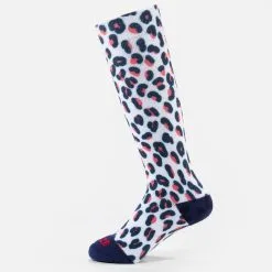 WEDZE CALCETINES DE ESQUÍ Y SNOWBOARD NIÑOS - 100 - Leopardo -tienda de material de boxeo calcetines de esqui y snowboard nios 100 leopardo 1