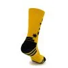 CALCETINES DE RUNNING #ESTRELLITAS Unisex - KAMUABU Color YEMA De 23CM -tienda de material de boxeo calcetines de running estrellitas unisex kamuabu color yema de 23cm