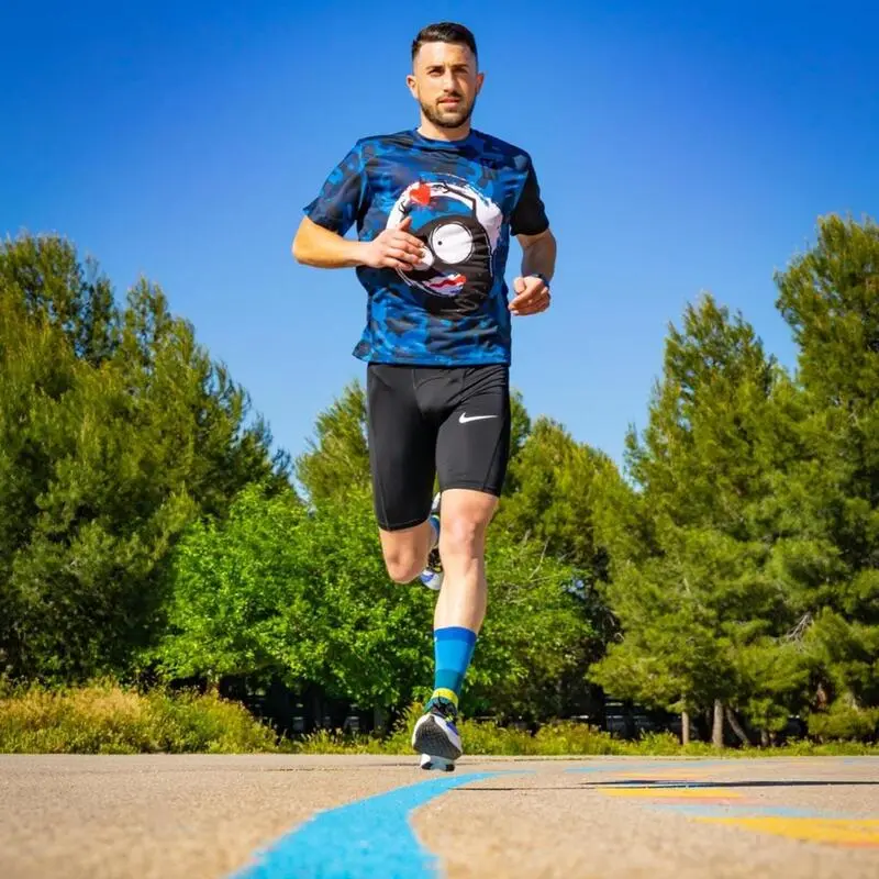 CALCETINES DE RUNNING #FRANJAS Unisex - KAMUABU Color AZUL De 23CM 6 CALCETINES DE RUNNING #FRANJAS Unisex - KAMUABU Color AZUL De 23CM - Imagen 4