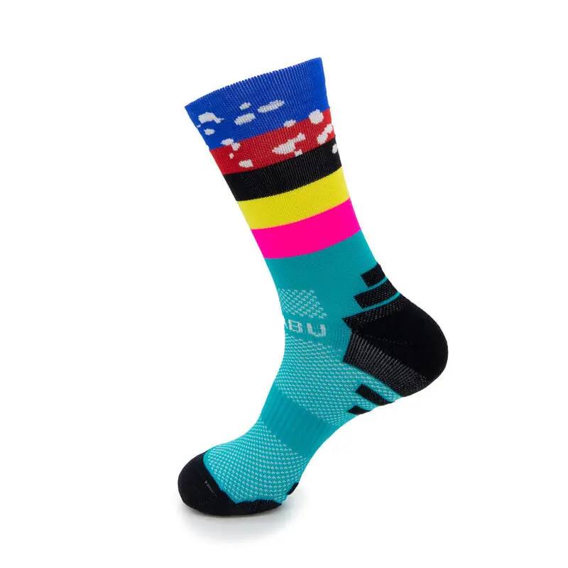 CALCETINES DE RUNNING #MANCHADO Unisex - KAMUABU MULTICOLOR De 1 Hilo 4 CALCETINES DE RUNNING #MANCHADO Unisex - KAMUABU MULTICOLOR De 1 Hilo - Imagen 2