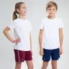 Decathlon Camiseta Atletismo AT 100 Niños Blanco Mangas Cortas Transpirable -tienda de material de boxeo camiseta atletismo at 100 nios blanco mangas cortas transpirable
