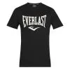 Camiseta Manches EVERLAST Courtes Moss Negra Logo Blanco -tienda de material de boxeo camiseta manches everlast courtes moss negra logo blanco