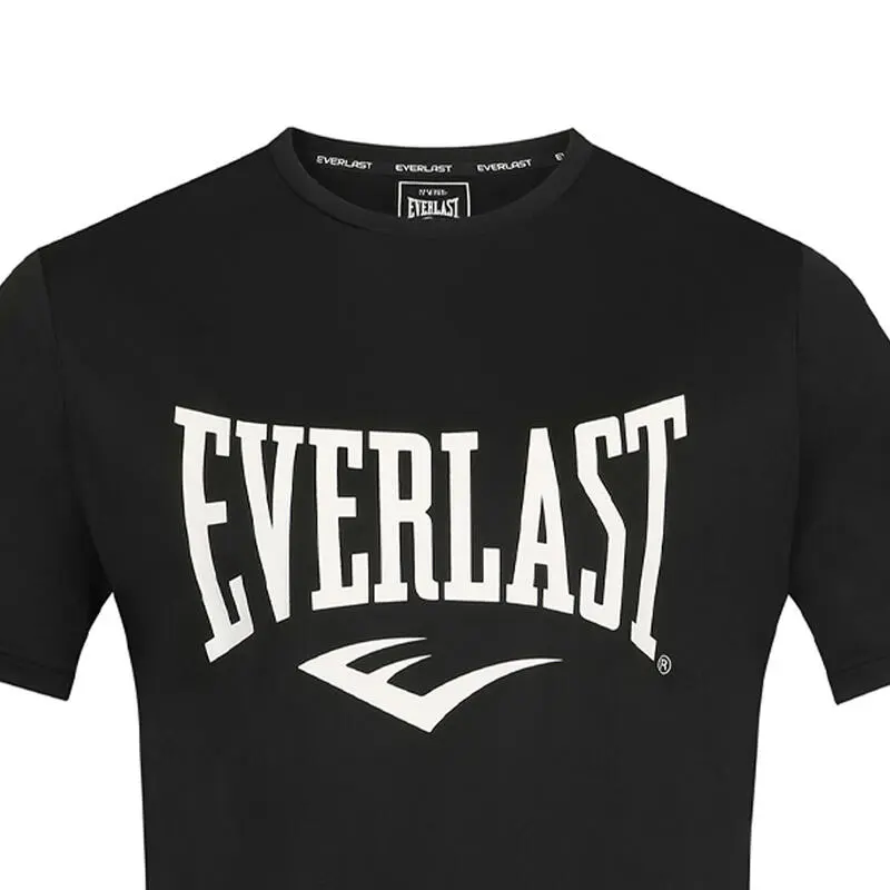 Camiseta Manches EVERLAST Courtes Moss Negra Logo Blanco 6 Camiseta Manches EVERLAST Courtes Moss Negra Logo Blanco - Imagen 4