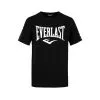 Camiseta Manga Corta EVERLAST Tee Tape Negra -tienda de material de boxeo camiseta manga corta everlast tee tape negra