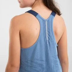 Camiseta Sin Mangas Running Sin Costuras Niña - KIPRUN CARE Azul -tienda de material de boxeo camiseta sin mangas running sin costuras nia kiprun care azul 3