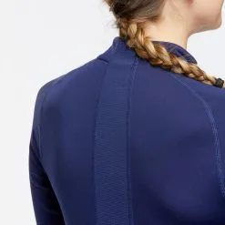 Camiseta Térmica Interior De Esquí Y Nieve 1/2 Cremallera Mujer Wedze 500 Azul -tienda de material de boxeo camiseta termica interior de esqui y nieve 12 cremallera mujer wedze 500 azul 4