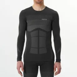 Camiseta Térmica Interior De Esquí Y Nieve Hombre Inovik XC S900 Negro -tienda de material de boxeo camiseta termica interior de esqui y nieve hombre inovik xc s900 gris