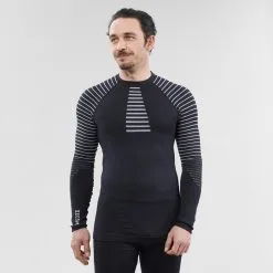 Camiseta Térmica Interior De Esquí Y Nieve Hombre Wedze Ski 900 Azul