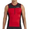 Camiseta Triatlon Sin Mangas Con Cremallera Hombre ZOOT CARDINAL Rojo -tienda de material de boxeo camiseta triatlon sin mangas con cremallera hombre zoot cardinal rojo