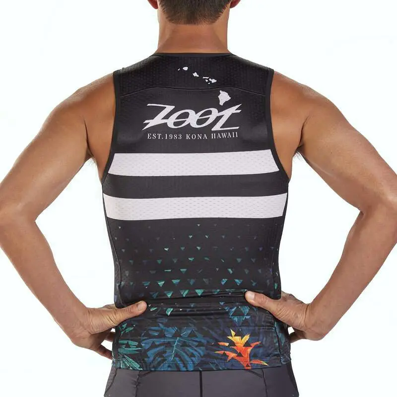 Camiseta Triatlon Sin Mangas Hombre ZOOT LTD Negro 4 Camiseta Triatlon Sin Mangas Hombre ZOOT LTD Negro - Imagen 2
