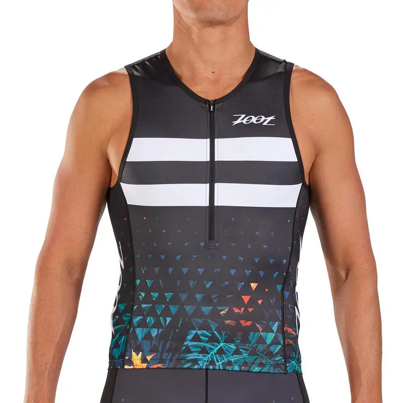 Camiseta Triatlon Sin Mangas Hombre ZOOT LTD Negro 3 Camiseta Triatlon Sin Mangas Hombre ZOOT LTD Negro