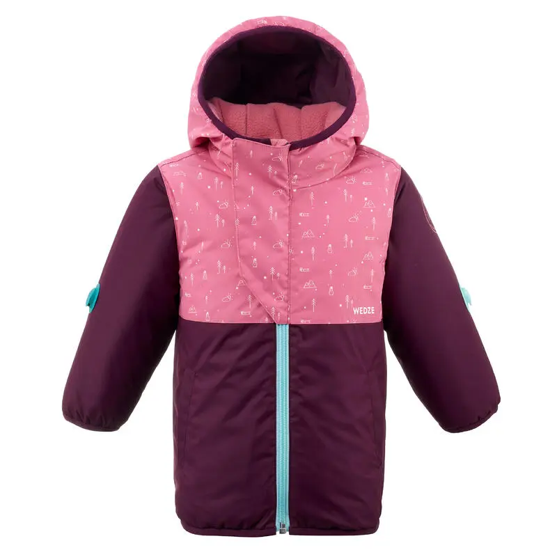 WEDZE Chaqueta Esquí Bebé - WARM LUGIKLIP Violeta Y Rosa 4 WEDZE Chaqueta Esquí Bebé - WARM LUGIKLIP Violeta Y Rosa - Imagen 2