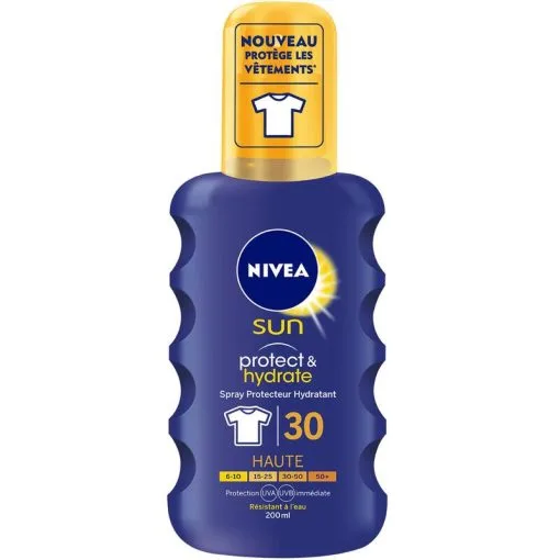 Crema De Protección Solar NIVEA SPRAY IP30 200 Ml -tienda de material de boxeo crema de proteccion solar nivea spray ip30 200 ml
