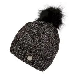 Regatta Gorro Beanie Lovella III Borla Para Mujer Negro