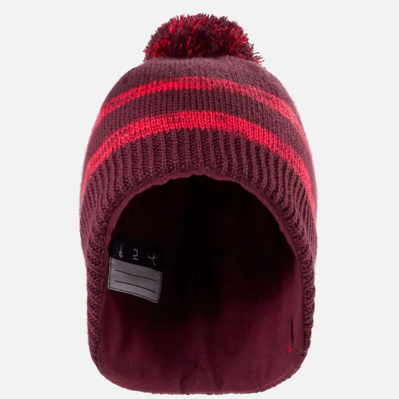 WEDZE Gorro De Invierno Bebé Flap Burdeos 4 WEDZE Gorro De Invierno Bebé Flap Burdeos - Imagen 2