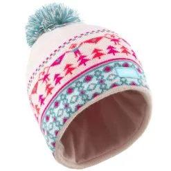 WEDZE Gorro De Invierno Niños Jacquard Ocre 13 WEDZE Gorro De Invierno Niños Jacquard Ocre -tienda de material de boxeo gorro de invierno nios jacquard turquesa