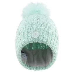 WEDZE Gorro De Invierno Niños Trenzas De Lana Verde -tienda de material de boxeo gorro de invierno nios trenzas de lana verde 3