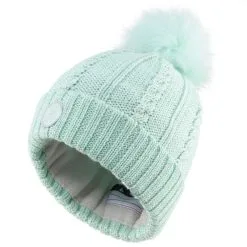 WEDZE Gorro De Invierno Niños Trenzas De Lana Verde -tienda de material de boxeo gorro de invierno nios trenzas de lana verde 4