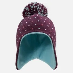 WEDZE Gorro De Invierno Peruano Bebé Violeta Y Azul Turquesa -tienda de material de boxeo gorro de invierno peruano bebe violeta y azul turquesa 2