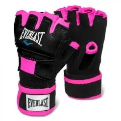 Guante Proteccion EVERLAST Evergel Negro Rosa -tienda de material de boxeo guante proteccion everlast evergel negro rosa 2