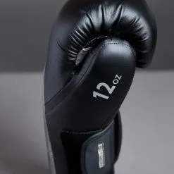 Guantes Boxeo Kick Boxing Outshock 500 Negro -tienda de material de boxeo guantes boxeo kick boxing outshock 500 negro 3