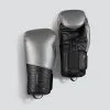 Guantes Boxeo Sparring Outshock 900 Negro/plata -tienda de material de boxeo guantes boxeo sparring outshock 900 negroplata