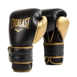 Guantes De Boxeo Everlast Powerlock Negro/oro 10 Guantes De Boxeo Everlast Powerlock Negro/oro -tienda de material de boxeo guantes de boxeo everlast powerlock negrooro 3
