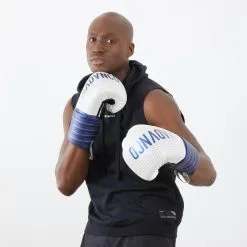 Guantes De Boxeo Outshock 500 Blanco/azul 11 Guantes De Boxeo Outshock 500 Blanco/azul -tienda de material de boxeo guantes de boxeo outshock 500 blancoazul 3