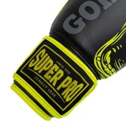 Super Pro Combat Gear Guantes De Boxeo Para Niños - Gorilla - Amarillo Negro -tienda de material de boxeo guantes de boxeo para nios gorilla amarillo negro 4