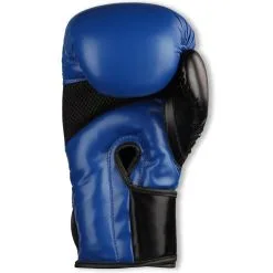 INDIGO SPORTS Guantes De Boxeo PU FLEX RSC 12oz Azul- Negro -tienda de material de boxeo guantes de boxeo pu flex rsc 12oz azul negro 2