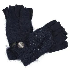 Regatta Guantes De Invierno Heddie Lux De Punto Niñas Lila Escarcha -tienda de material de boxeo guantes de invierno heddie lux de punto nias marino