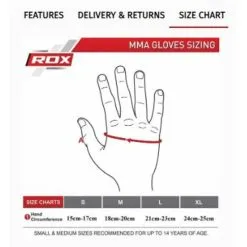 RDX SPORTS Guantes De Mma RDX T6 -tienda de material de boxeo guantes de mma rdx t6 4