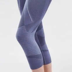 Leggins Térmicos De Esquí Y Nieve Mujer Wedze BL 980 Azul -tienda de material de boxeo leggins termicos de esqui y nieve mujer wedze bl 980 azul 3