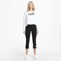 Mallas Mujer PUMA 3/4 Essentials Logo Negro -tienda de material de boxeo mallas mujer puma 34 essentials logo negro 3