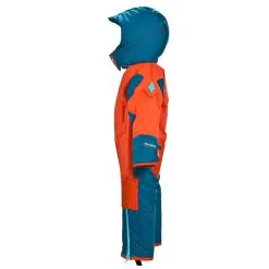 WEDZE Mono Esquí Bebé AIRCOMBI Rojo Anaranjado / Azul -tienda de material de boxeo mono esqui bebe aircombi rojo anaranjado azul 3