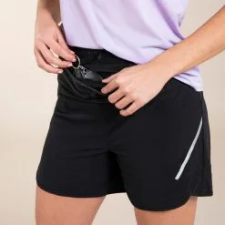 EVADICT Pantalón Corto Trail Running Holgado Mujer Negro 11 EVADICT Pantalón Corto Trail Running Holgado Mujer Negro -tienda de material de boxeo pantalon corto trail running holgado mujer negro 3