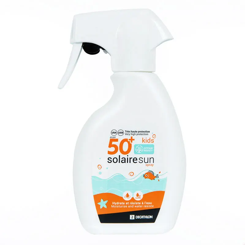 Decathlon Protección Solar Spray Disparador Niños IP50+ 250 Ml 3 Decathlon Protección Solar Spray Disparador Niños IP50+ 250 Ml