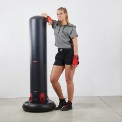 Punching Boxeo Hinchable Adulto Outshock 100 Negro Y Rojo -tienda de material de boxeo punching boxeo hinchable adulto outshock 100 negro y rojo 4
