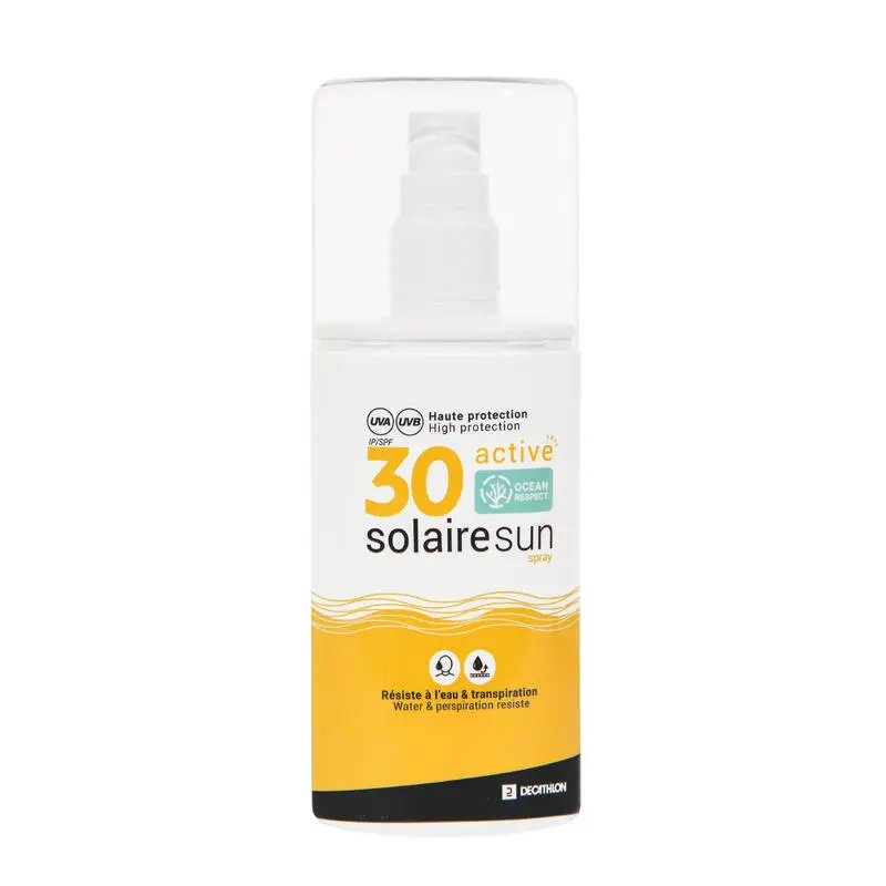 Decathlon SPRAY PROTECCIÓN SOLAR ACTIVE SPF 30 150 ML 3 Decathlon SPRAY PROTECCIÓN SOLAR ACTIVE SPF 30 150 ML