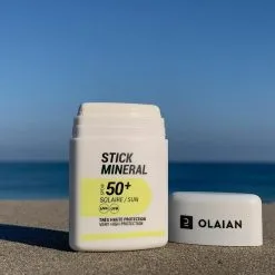 Stick Solar Cara Mineral Natural SPF50+ Olaian -tienda de material de boxeo stick solar cara mineral natural spf50 olaian 3