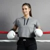 Sudadera De Boxeo Con Capucha Mujer Outshock 100 Gris -tienda de material de boxeo sudadera de boxeo con capucha mujer outshock 100 gris