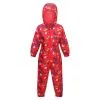 Regatta Traje Impermeable Pobble De Peppa Pig Dinosaurio Para Niños/Niñas Rojo Real