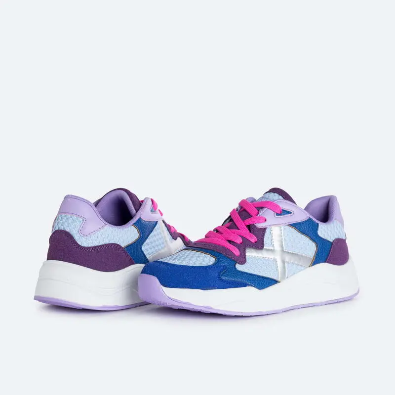 Zapatilla Casual MUNICH Mali Para Mujer Azul 7 Zapatilla Casual MUNICH Mali Para Mujer Azul - Imagen 5