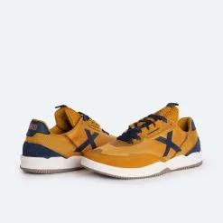 Zapatilla Casual MUNICH RIGEL Hombre Mostaza -tienda de material de boxeo zapatilla casual munich rigel hombre mostaza 4