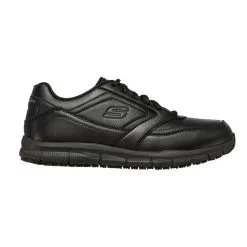 Zapatillas Caminar Hombre SKECHERS Work Relaxe Fit Nampa Sr Negro