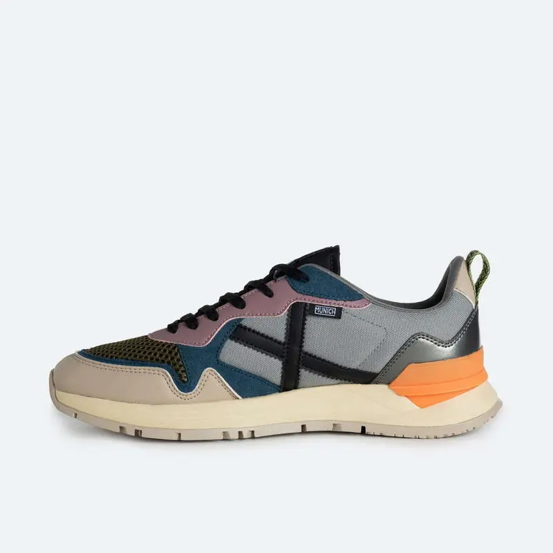 Zapatillas Casual MUNICH Avenue Hombre Gris 4 Zapatillas Casual MUNICH Avenue Hombre Gris - Imagen 2