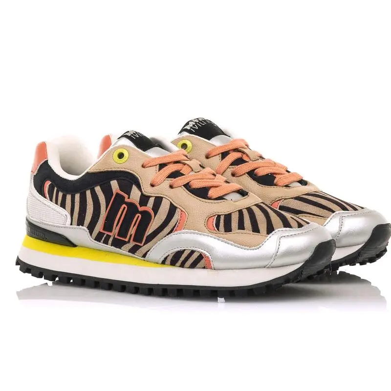 Zapatillas De Caminar Para Mujer Mtng Joggo En Color Beige 4 Zapatillas De Caminar Para Mujer Mtng Joggo En Color Beige - Imagen 2