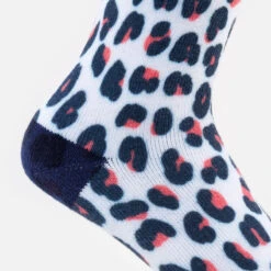 WEDZE CALCETINES DE ESQUÍ Y SNOWBOARD NIÑOS - 100 - Leopardo -tienda de material de boxeo calcetines de esqui y snowboard nios 100 leopardo 3