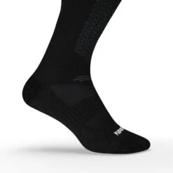Calcetines Running Largos Lana Merina Negro -tienda de material de boxeo calcetines running largos lana merina negro 2